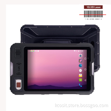 original Kcosit P9000 Rugged Android Tablet PC 8" Waterproof Fingerprint Reader PDA Handheld Mobile Terminal 4G UHF HF